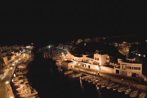 Ciutadella. puerto por la noche (FILEminimizer)