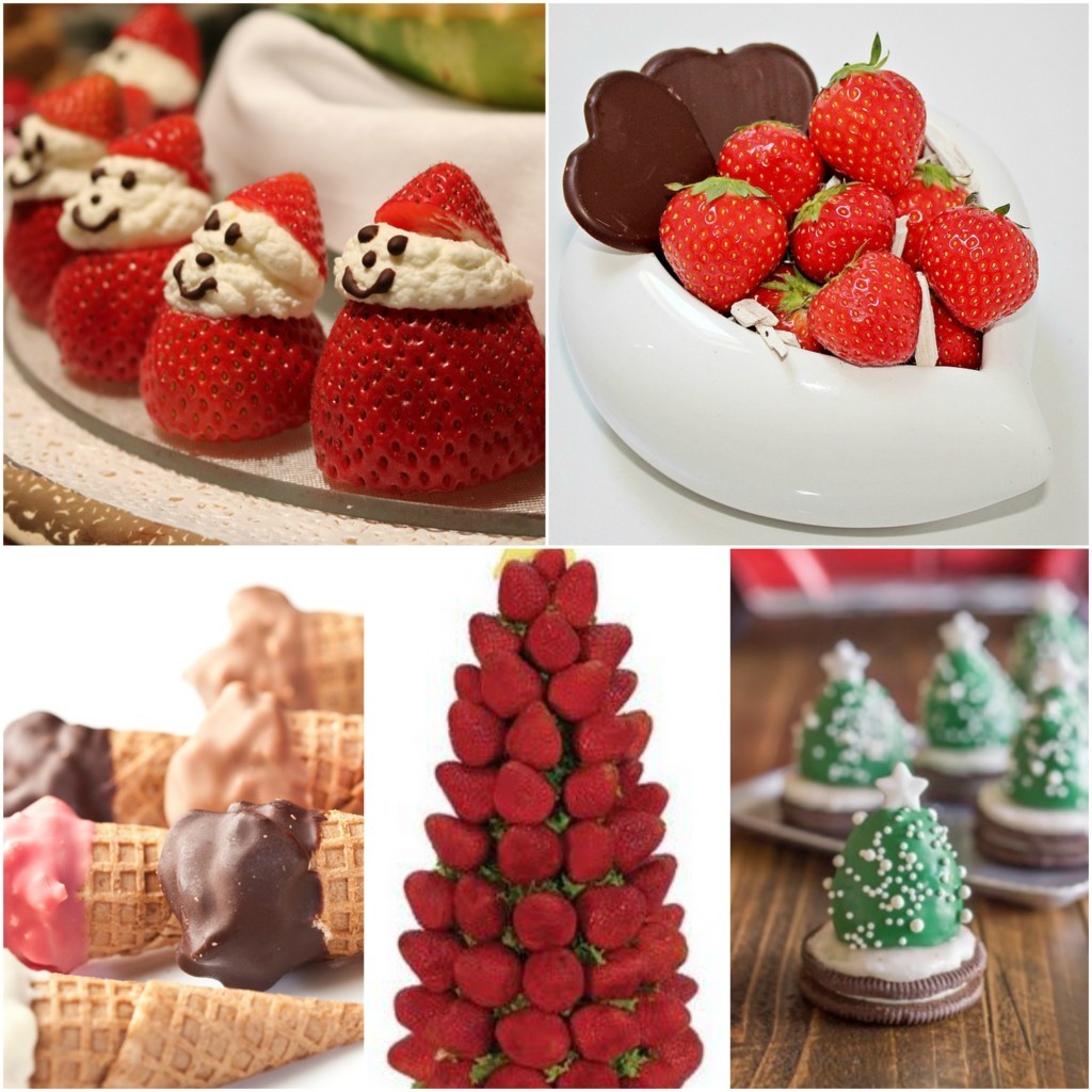 Fresas de Europa idea cinco postres navideños para los más pequeños