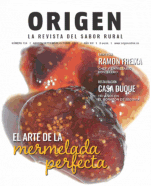 Portada de la revista Origen con mermelada perfecta