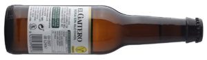 Logo vegano en Botellín 00 El Gaitero mr