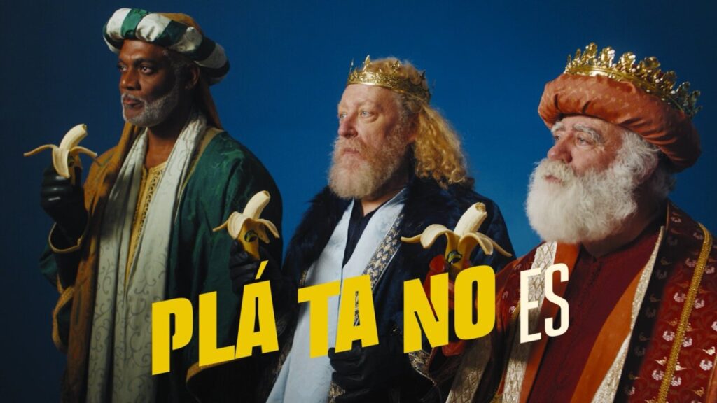 Campaña de comunicación de Navidad 2024 de Plátano de Canarias