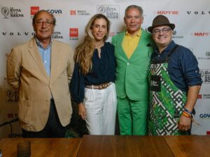 Santiago Ulloa, Johanna von Müller-Klingspo, Boris Izaguirre y Ernesto Lotitto