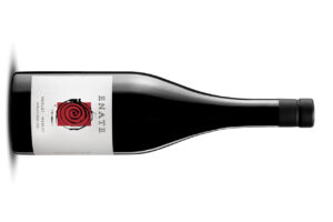 Botella de vino Merlot Merlot 2021 de Enate con etiqueta distintiva.