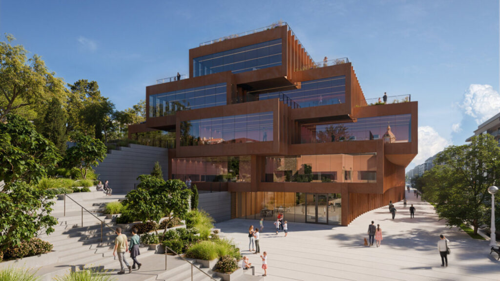 Vista exterior del nuevo hub gastronómico GOe en San Sebastián