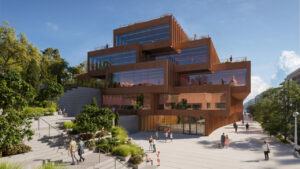 Vista exterior del nuevo hub gastronómico GOe en San Sebastián