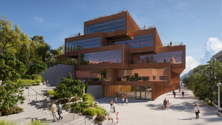 Vista exterior del nuevo hub gastronómico GOe en San Sebastián