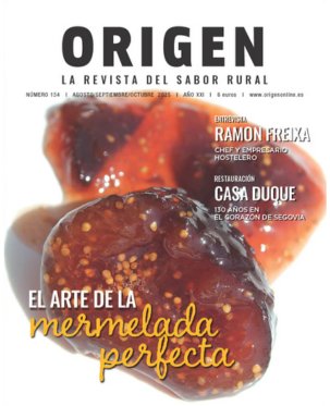 Portada de la revista Origen con mermelada y título destacado