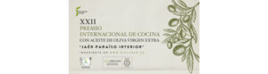 Cartel del XXII Premio Internacional de Cocina con AOVE Jaén Paraíso Interior