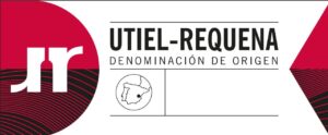 Logo de la Denominación de Origen Utiel-Requena en fondo blanco