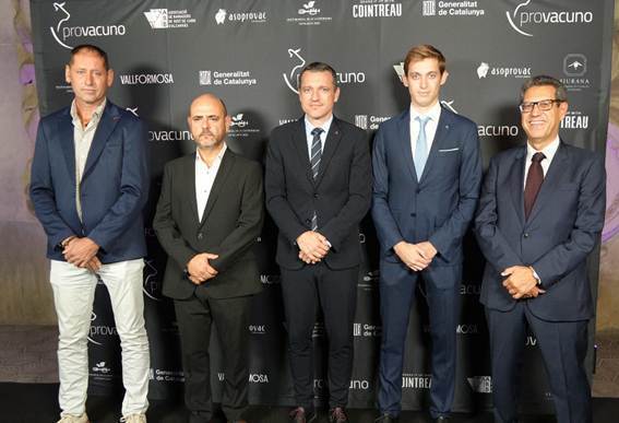 Cinco personalidades del sector vacuno en Vedellatast Barcelona.