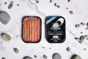 Lata de anchoas de la serie limitada de Codesa con filetes en aceite de oliva