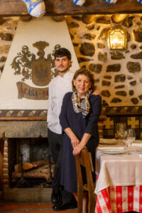 Marisa y Luis Duque en el restaurante Casa Duque de Segovia