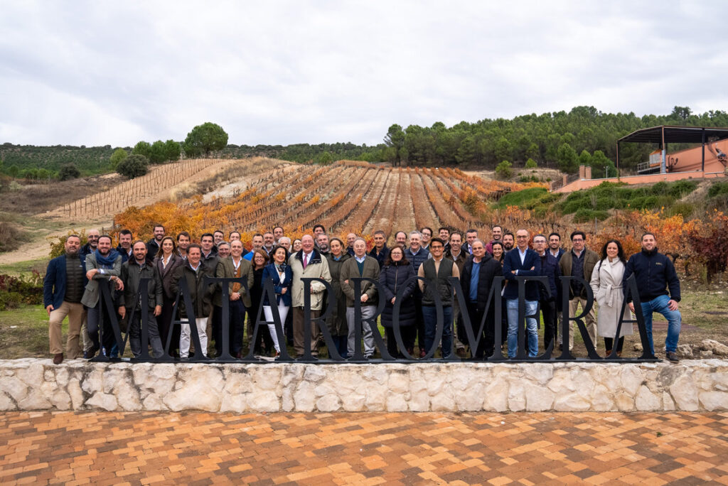 Grupo de asistentes en la IV Convención CIMA en Bodega Matarromera