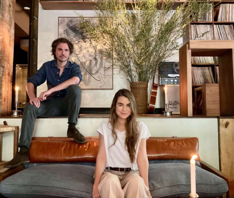 Sara Aznar y Nacho Ventosa en el restaurante Los 33