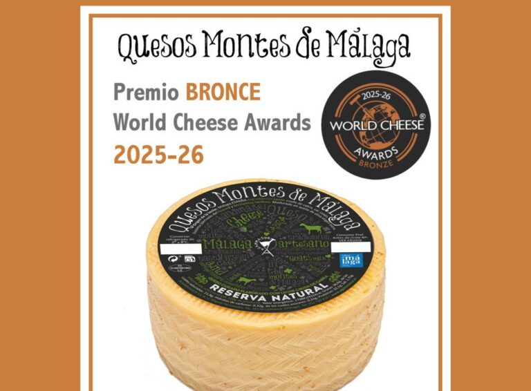 Queso Reserva Natural Montes de Málaga premiado en World Cheese Awards