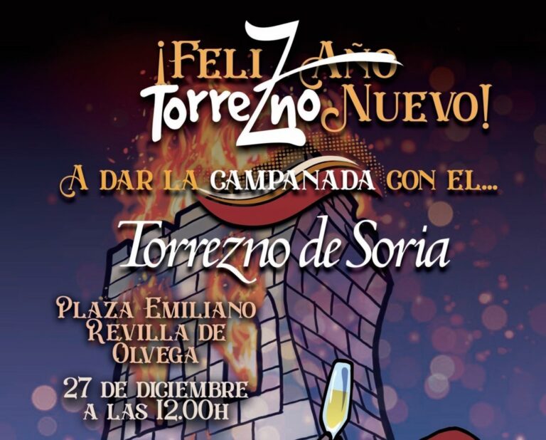 Cartel promocional de las Torrezno-Campanadas en Ólvega