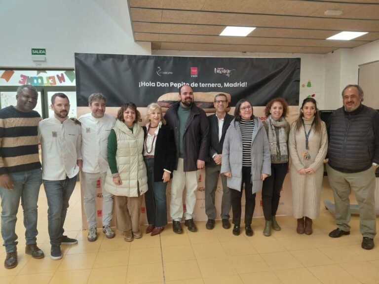 Participantes en la jornada educativa sobre carne de vacuno en Aranjuez.