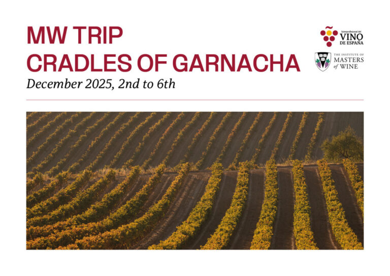 Viñedos de Garnacha en España durante el viaje de Masters of Wine