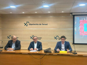 Presentación de la Memoria de Sostenibilidad del Jamón de Teruel en la Diputación de Teruel.