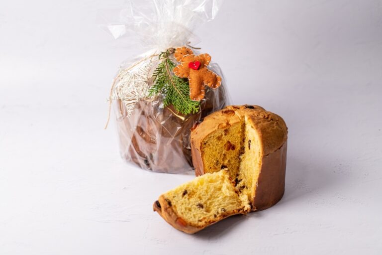 Panettone clásico de Bibì e Bibò con frutas confitadas y pasas
