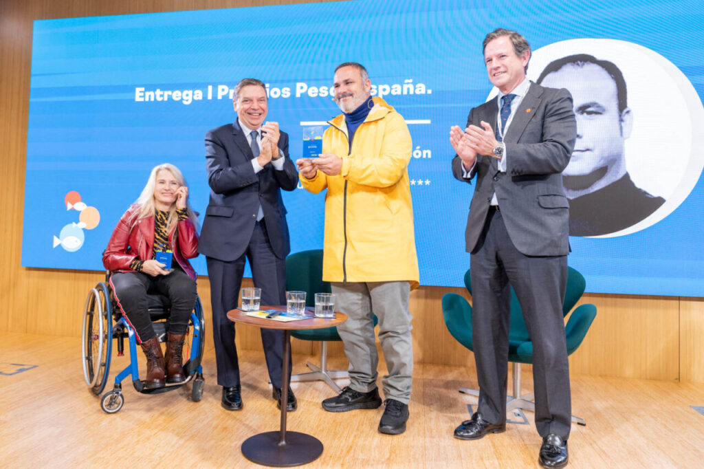 Entrega de premios en el I Congreso Nacional de la Pesca en Madrid