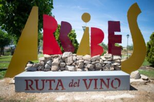 Cartel de la Ruta del Vino Arribes en Castilla y León
