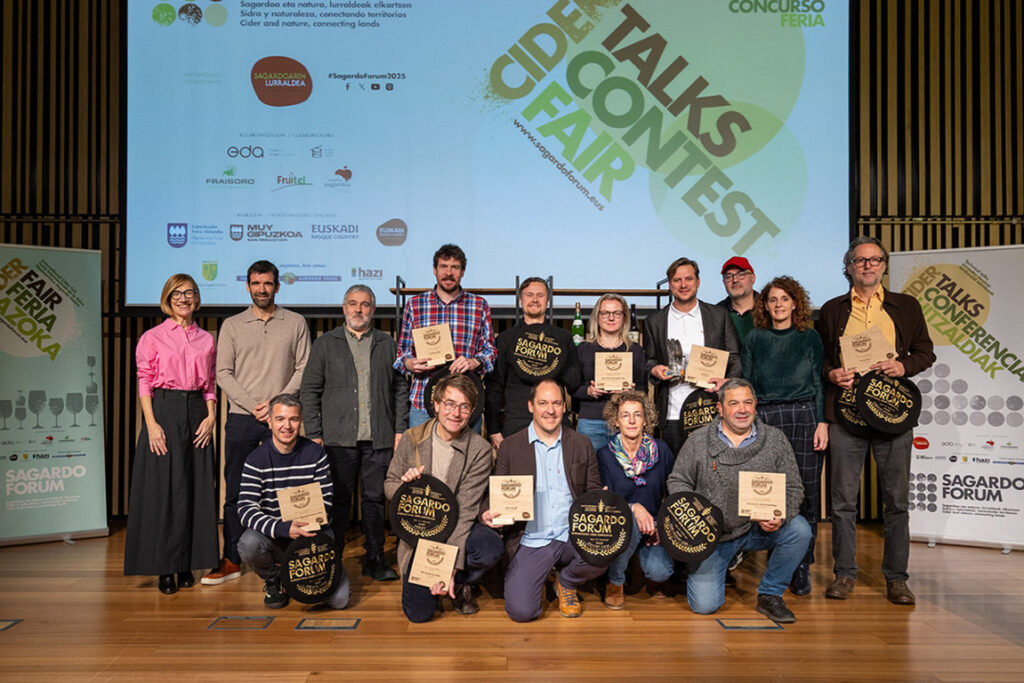 Tano Collada, enólogo de El Gaitero, en el Sagardo Forum 2025