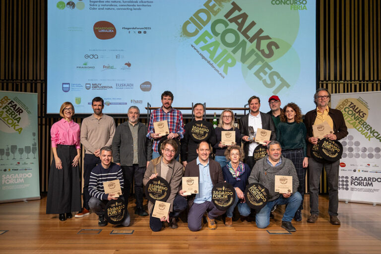 Tano Collada, enólogo de El Gaitero, en el Sagardo Forum 2025