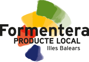 Logotipo del producto local de las Illes Balears con colores vibrantes