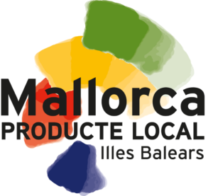 Logotipo de producto local de las Illes Balears con colores vibrantes.
