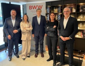 Presentación de Barcelona Wine Week con cinco profesionales del vino