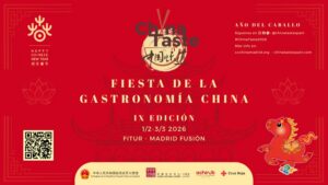 Cartel promocional del evento China Taste 2026 Año del Caballo