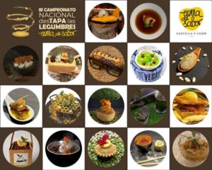 Mosaico de tapas de finalistas del campeonato DesTAPA las Legumbres