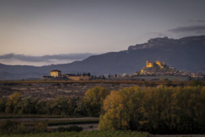 Vista panorámica de la Bodega Hacienda López de Haro en La Rioja