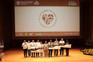Ganadores del III Campeonato Nacional de tapas de legumbres en Valladolid