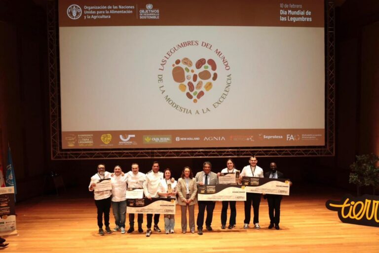 Ganadores del III Campeonato Nacional de tapas de legumbres en Valladolid