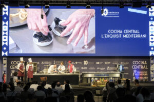 Demostración culinaria en el evento Gastrónoma en Valencia