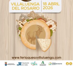 Cartel del Primer Concurso Nacional de Técnica y Presentación del Queso en Villaluenga del Rosario