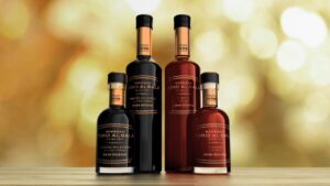 Botellas de vinagre balsámico de Bodegas Toro Albala