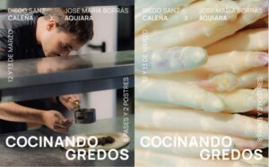 Chef José María Borrás cocinando en el restaurante Caleña en Gredos