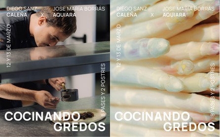 Chef José María Borrás cocinando en el restaurante Caleña en Gredos