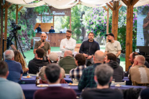 Participantes en el debate de clausura del Encuentro Internacional de Cocinas Rurales