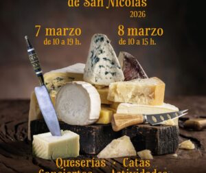 Cartel de la Feria Europea del Queso en La Aldea de San Nicolás