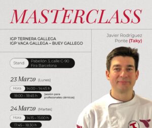 Horarios de showcooking de Ternera Gallega en Alimentaria 2026