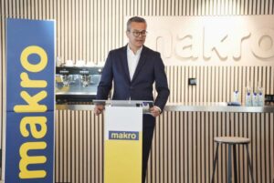 Bertrand Mothe, CEO de Makro, durante la presentación de resultados financieros.