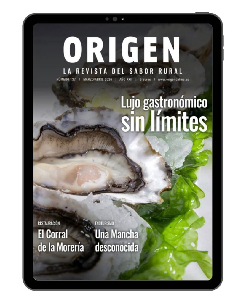 Portada de la revista Origen número 137 con platos gourmet