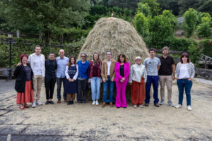 Grupo de profesionales en el V Encuentro de la Gastronomía Vasca en Dima
