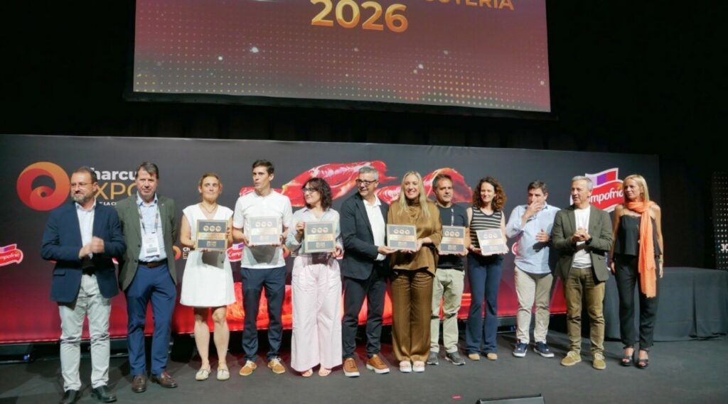 Grupo de ganadores de las Joyas de la Charcutería en CharcutExpo 2026