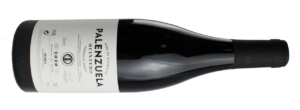 Botella de vino Palenzuela Quintero 2020 con etiqueta clara