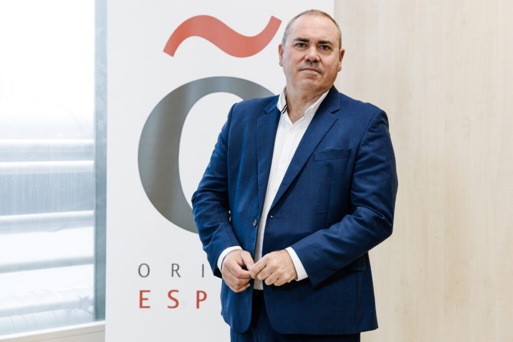 Ángel Pacheco, presidente de Origen España, en un evento reciente.
